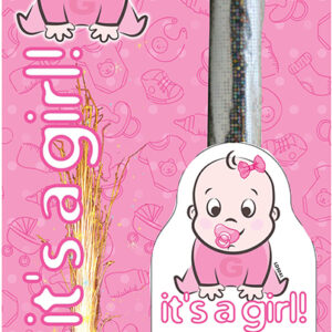 Ice fountain it's a girl